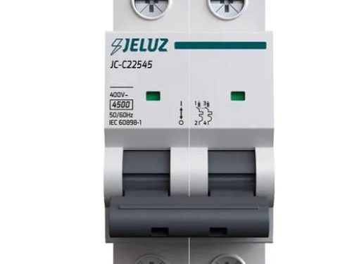 INTERRUPTOR TERMOMAGNETICO DIN 2X32 AMP. 4.5KA JELUZ