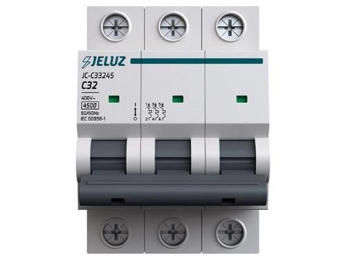 INTERRUPTOR TERMOMAGNETICO DIN 3X16 AMP.4.5KA JELUZ