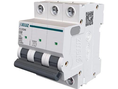 INTERRUPTOR TERMOMAGNETICO DIN 3X63 AMP.4.5KA JELUZ