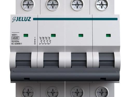 INTERRUPTOR TERMOMAGNETICO DIN 4X63 AMP.4.5KA JELUZ
