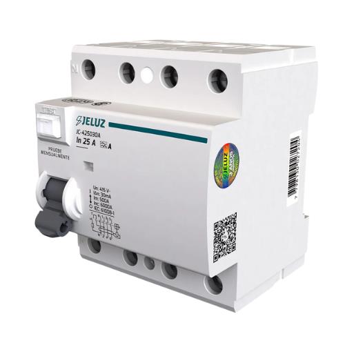INTERRUPTOR DIFERENCIAL TETRAPOLAR 63A/30MA INMUNIZADO