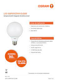 LAMPARA LED SSTAR E27 GLOBO 12W 2700K