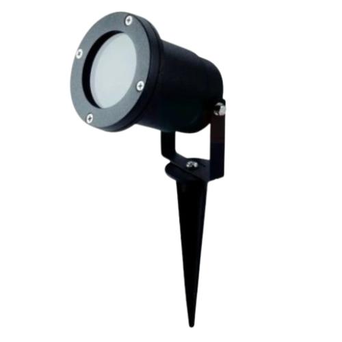 Aplique Spot con Jabalina - 1 Luz - Negro - GU10