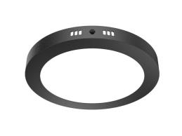 PLAFON LED REDONDO 24W 6000K NEGRO