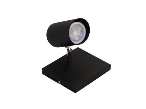 Aplique Rodry - 1 Luz - Negro - GU10