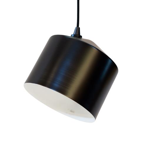 Colgante Bari T Inclinado - E 27 - Negro