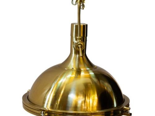 Colgante Terastia - 50 x 40 mm - E27 - Dorado