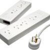 PROLONGADOR MONONORMA 5 TOMAS CABLE 3 MTS. CON PROTECTOR TERMICO