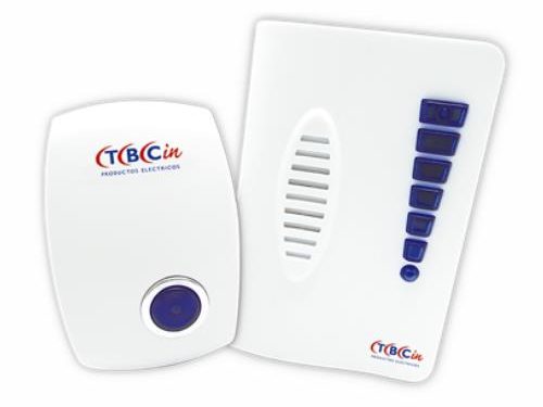 TIMBRE INALAMBRICO ALCANCE 100 MTS 36 SONIDOS PILA AA
