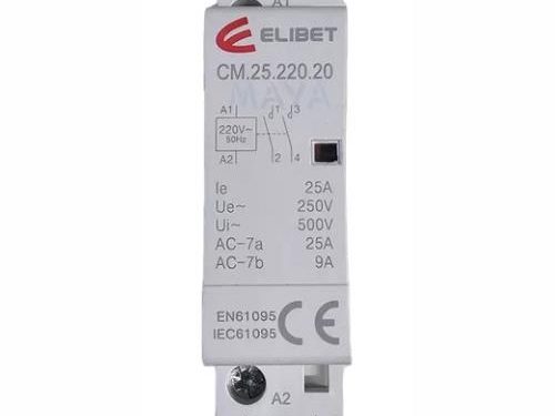 Contactor Modular 2 Polos 25 A  - 220 VCA