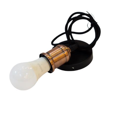 Portalámpara Colgante Vintage - E27 - Bronce