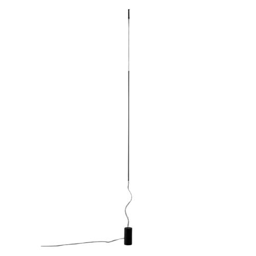 COLGANTE STICK techo-piso 150CM 13W 1300lm 220v CALIDO 3000K COLOR NEGRO