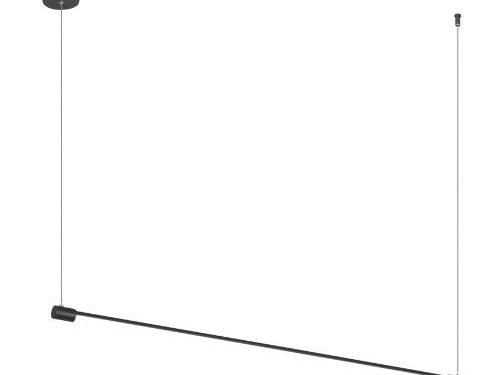 COLGANTE STICK horizontal 120CM 15W 2200lm 220v CALIDO 3000K COLOR NEGRO