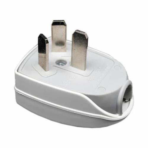 Ficha Macho 20 A - Blanco