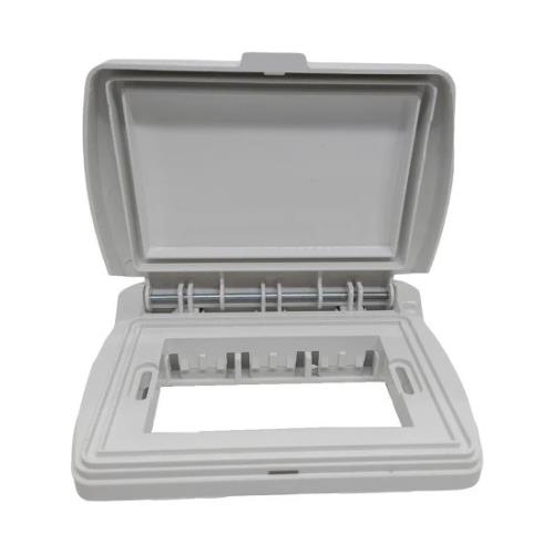 18817-TAPA-Y-BASTIDOR-ESTANCA-3-MODULOS-IP44-RIGIDA TAPA Y BASTIDOR ESTANCA 3 MODULOS IP44 RIGIDA