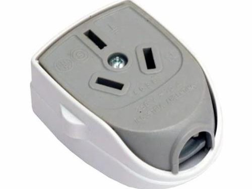 Ficha Hembra Premium 10 A -  Blanca