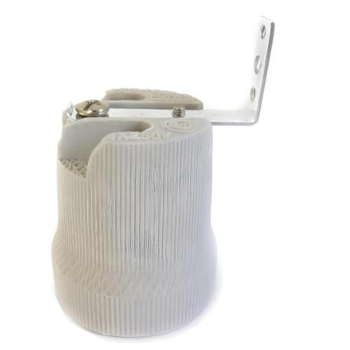 1984-PORTALAMPARA-DE-PORCELANA-CON-ESCUADRA PORTALAMPARA DE PORCELANA CON ESCUADRA