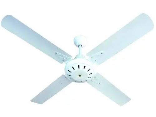 VENTILADOR 4 PALAS METAL BLANCO 240R