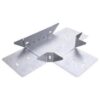 UNION TE PARA BANDEJA PERFORADA 50X50 0.7MM