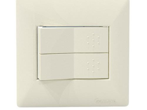 TAPA SIGLO XXII MIGNON 2 MODULOS BLANCA