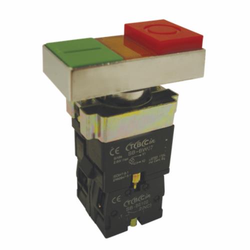 PULSADOR DOBLE BOTON VERDE NA//ROJO NC