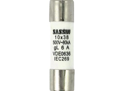 Cartucho Fusible Cilíndrico 10 x 38 - 16 A