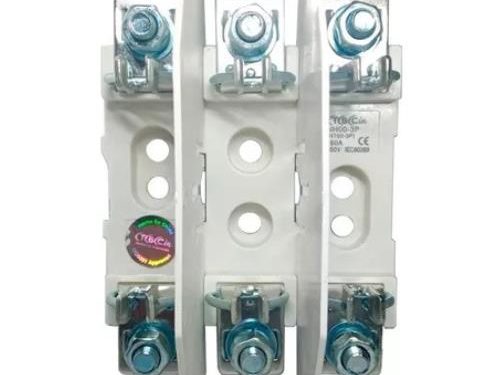 Base Portafusible NH 00 Tripolar 160 A