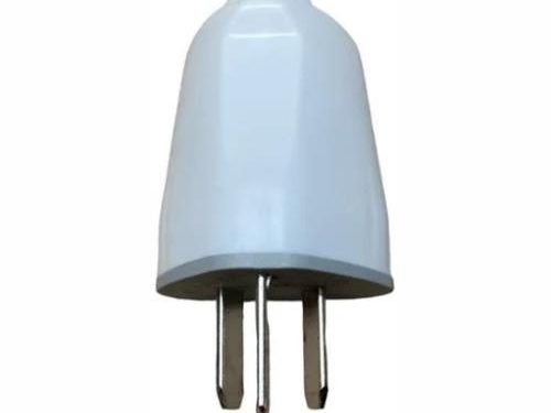 Ficha Macho Axial 10 A - Blanca