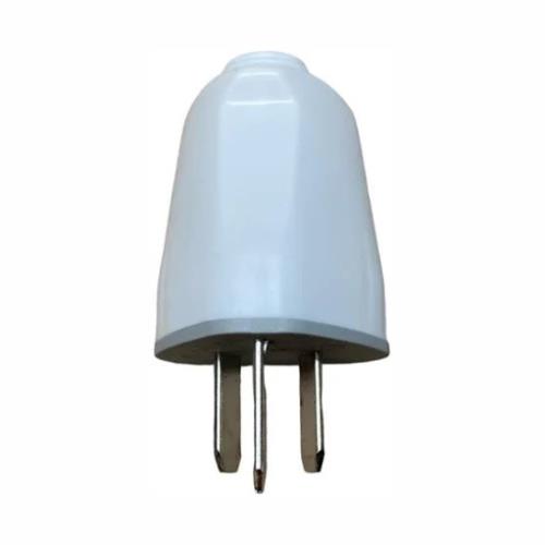 Ficha Macho Axial 10 A - Blanca