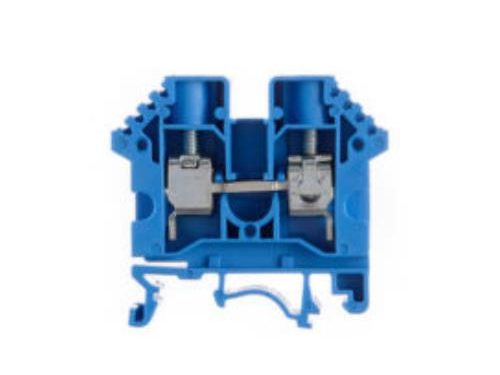 Borne de Paso para Conductor 4 mm - Azul