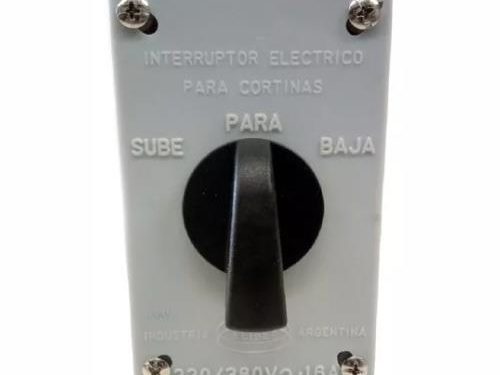 LLAVE PARA CORTINA CON CAJA PVC IGNIFUGA 16A/380V