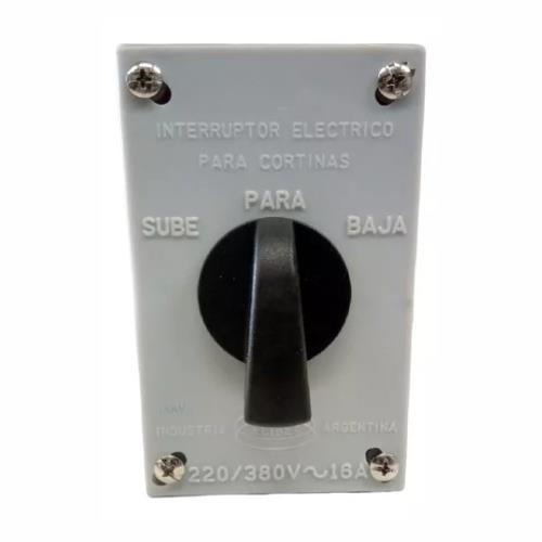 LLAVE PARA CORTINA CON CAJA PVC IGNIFUGA 16A/380V