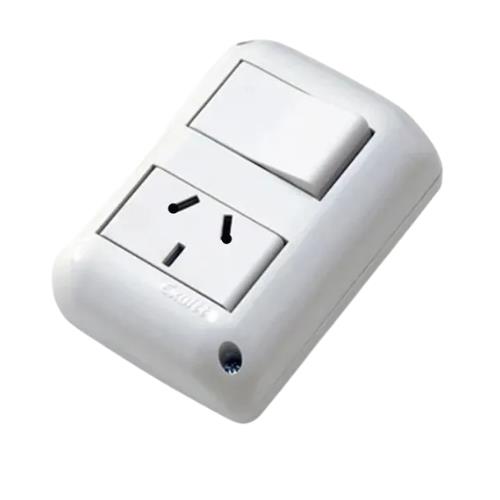 Caja Capsulada Exterior de 1 Punto y Toma