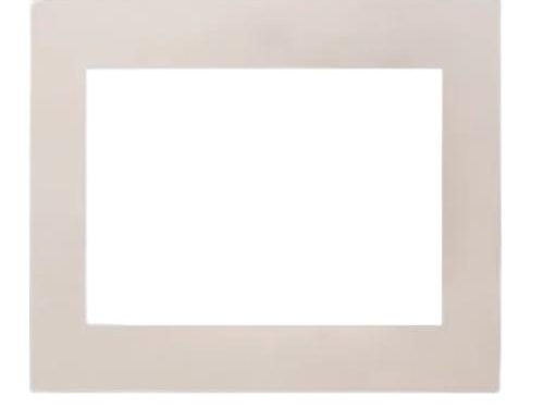 33655-TAPA-Y-DISTANCIADOR-BAUHAUS-8-MODULOS-BLANCA Tapa y Distanciador Bauhaus - 8 Módulos - Blanco