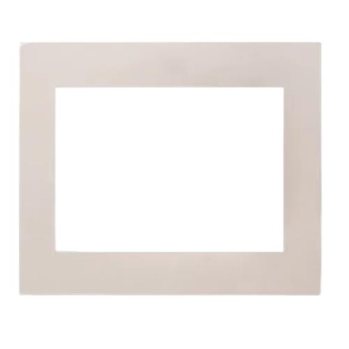 Tapa y Distanciador Bauhaus - 8 Módulos - Blanco