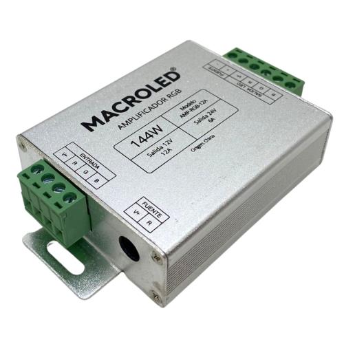 Amplificador para Tira Led RGB - 10 m - 12A